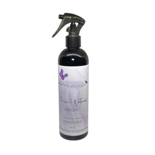 10-in-1 Natural Leave-in Conditioner It keeps the hair moisturized and detangled. It is luxurious and will have your tresses looking like you just stepped out of the salon. It is also all natural, so you don't have to worry about what you're putting on your scalp.