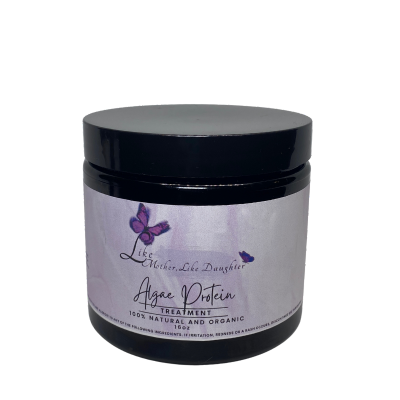 Algae Protein Treatment This potent protein treatment moisturizes the scalp and refines the cuticular fibers, augmenting hair growth and promoting a healthy scalp. Replenishes proteins within the hair shaft to foster luster, suppleness of healthy tresses. Fortifies hair and minimizing breakage; for enhanced growth of lustrous locks. Paraben-and sulfate-free.